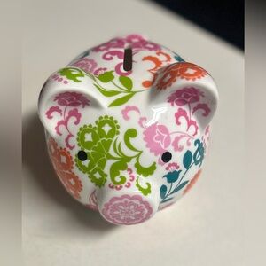Vera Bradley RARE Ceramic Piggy Bank 🔥
